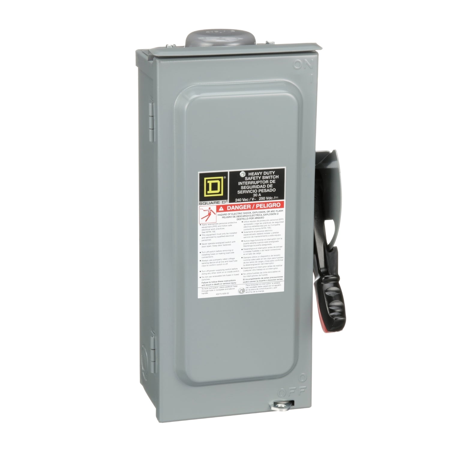 H221NRB | Schneider Electric Safety Switch, Heavy Duty, Fusible