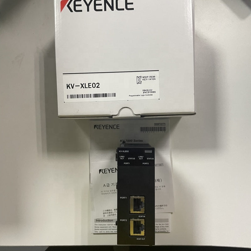KV-XLE02 | Keyence Dual-Port Ethernet Communication Unit for KV Series PLCs