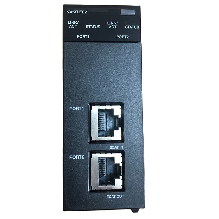 KV-XLE02 | Keyence Dual-Port Ethernet Communication Unit for KV Series PLCs