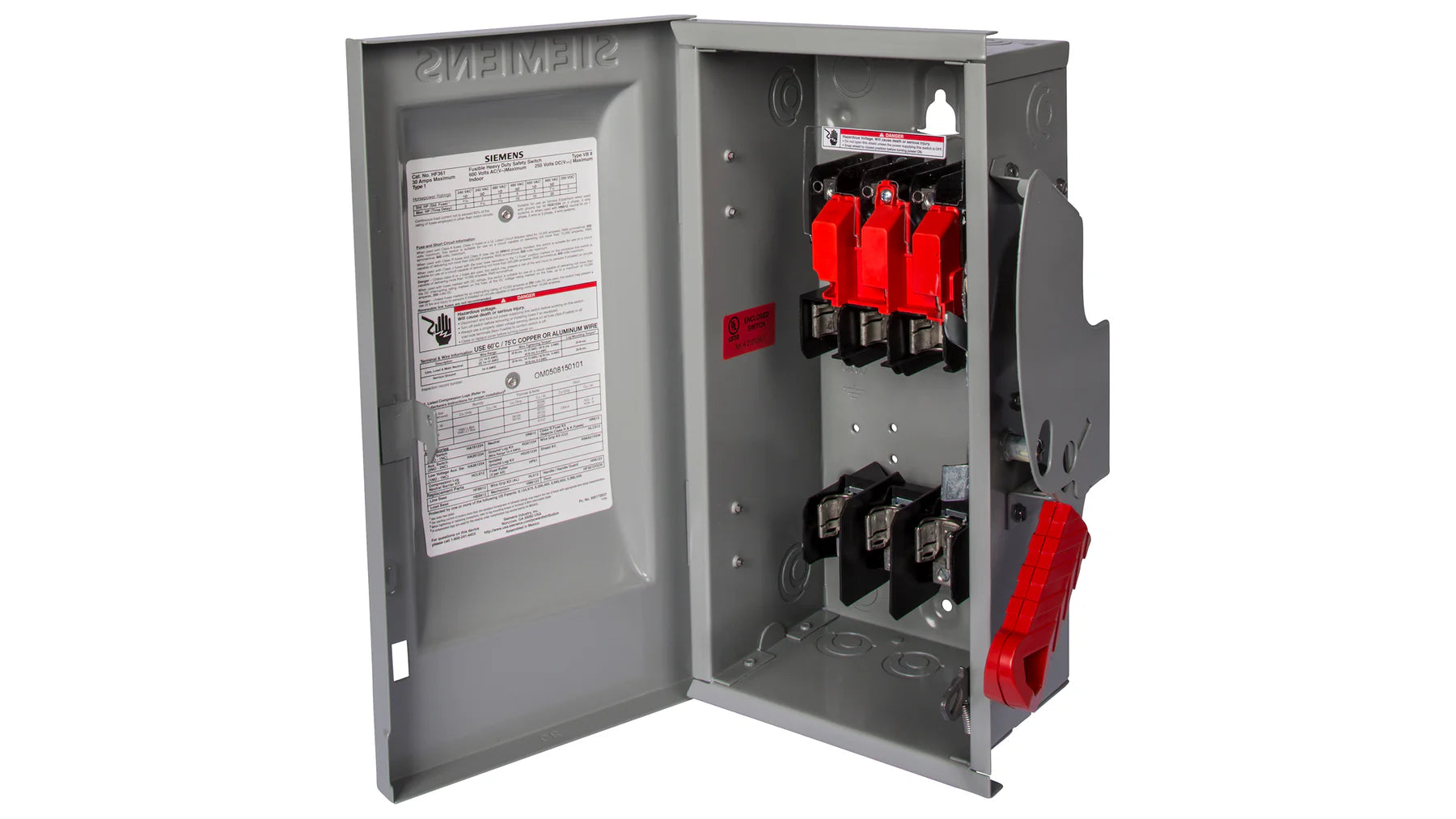 HF322N | Siemens 60 Amp 3 Pole 240 Volt Disconnect and Safety Switch