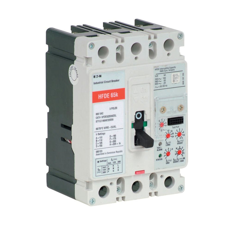 Eaton HFDE322536 Series C 225A 3-Pole Electronic Molded Case Circuit Breaker
