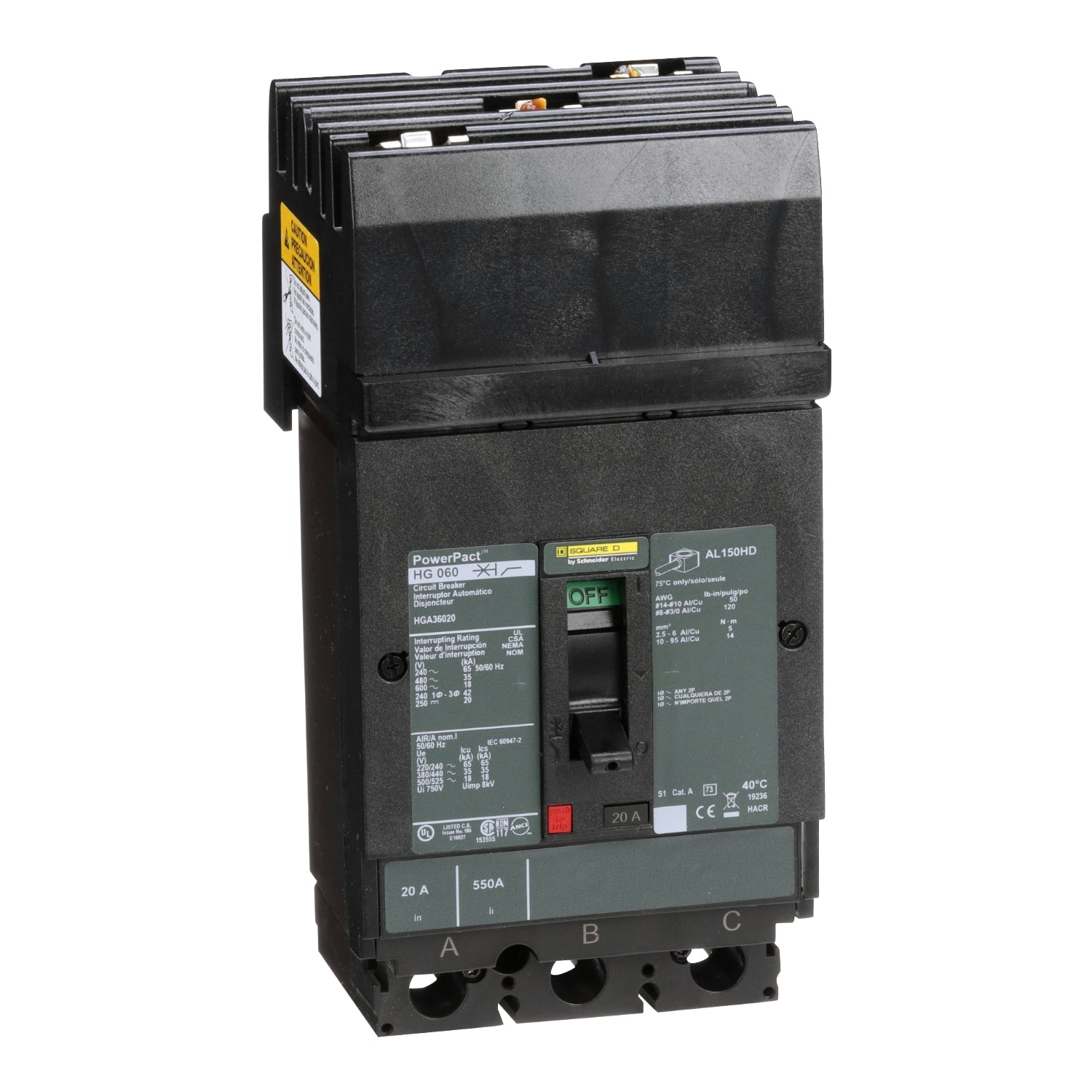 HGA36020 | Schneider Electric Circuit Breaker