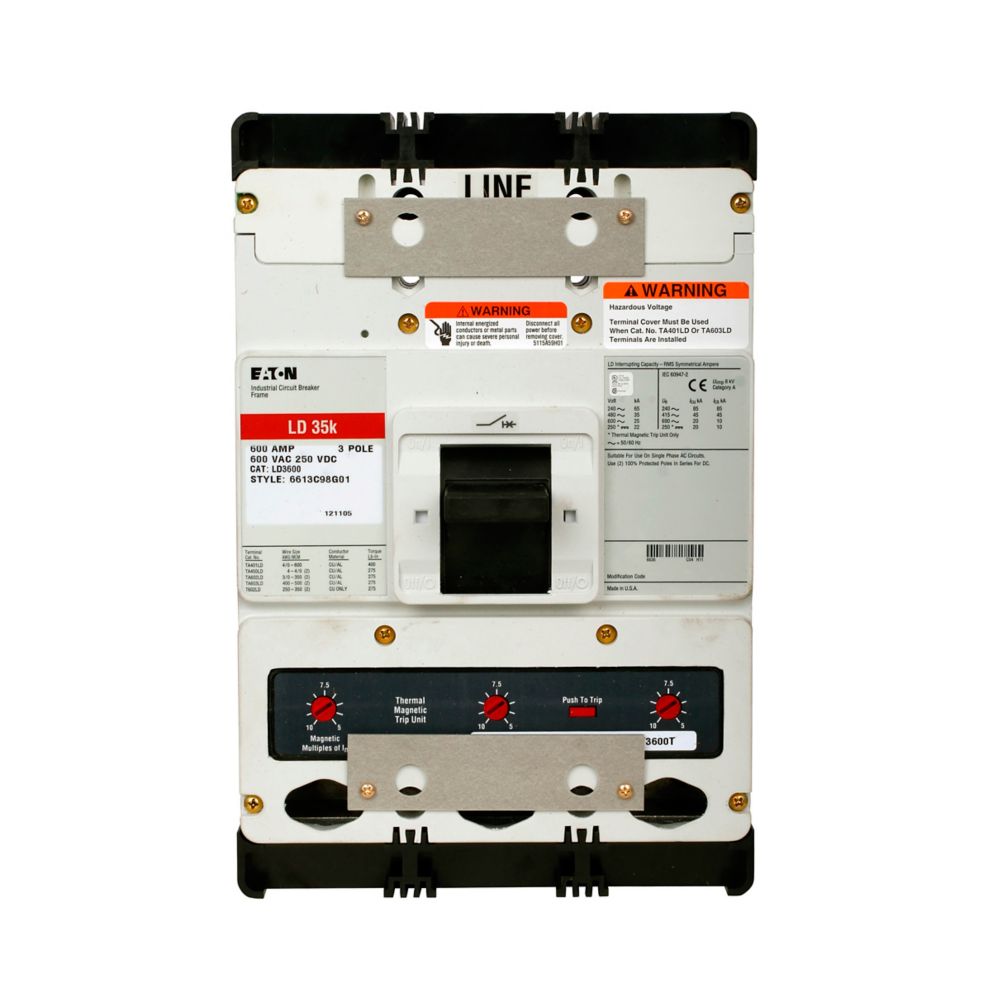 HLD3600 | Eaton Series C Complete Molded Case Circuit Breaker