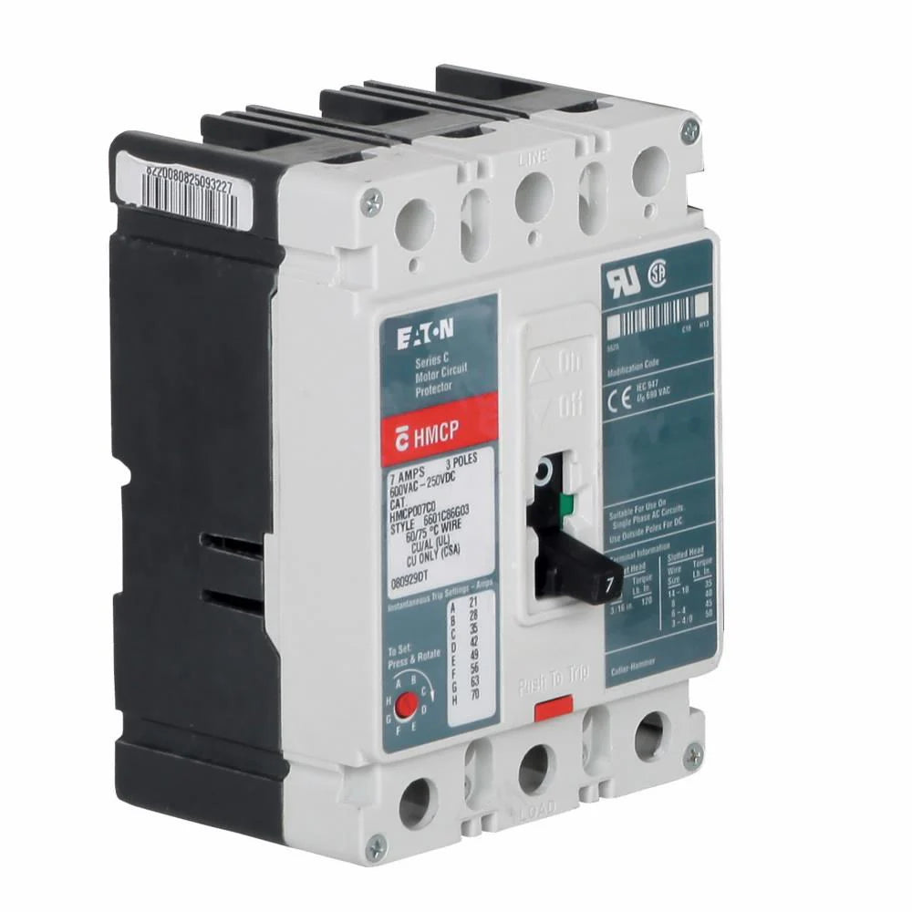 HMCP050K2C | Eaton 3 Pole Circuit Breaker