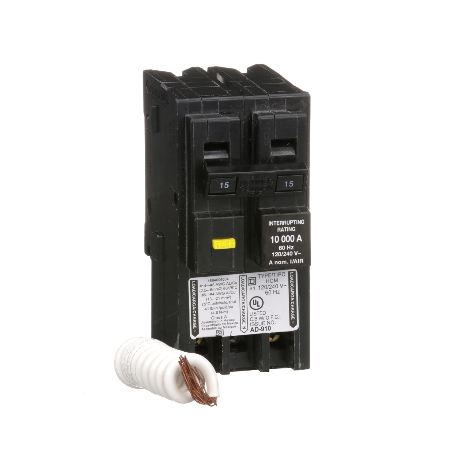 HOM215GFI | Schneider Electric Mini Circuit Breaker