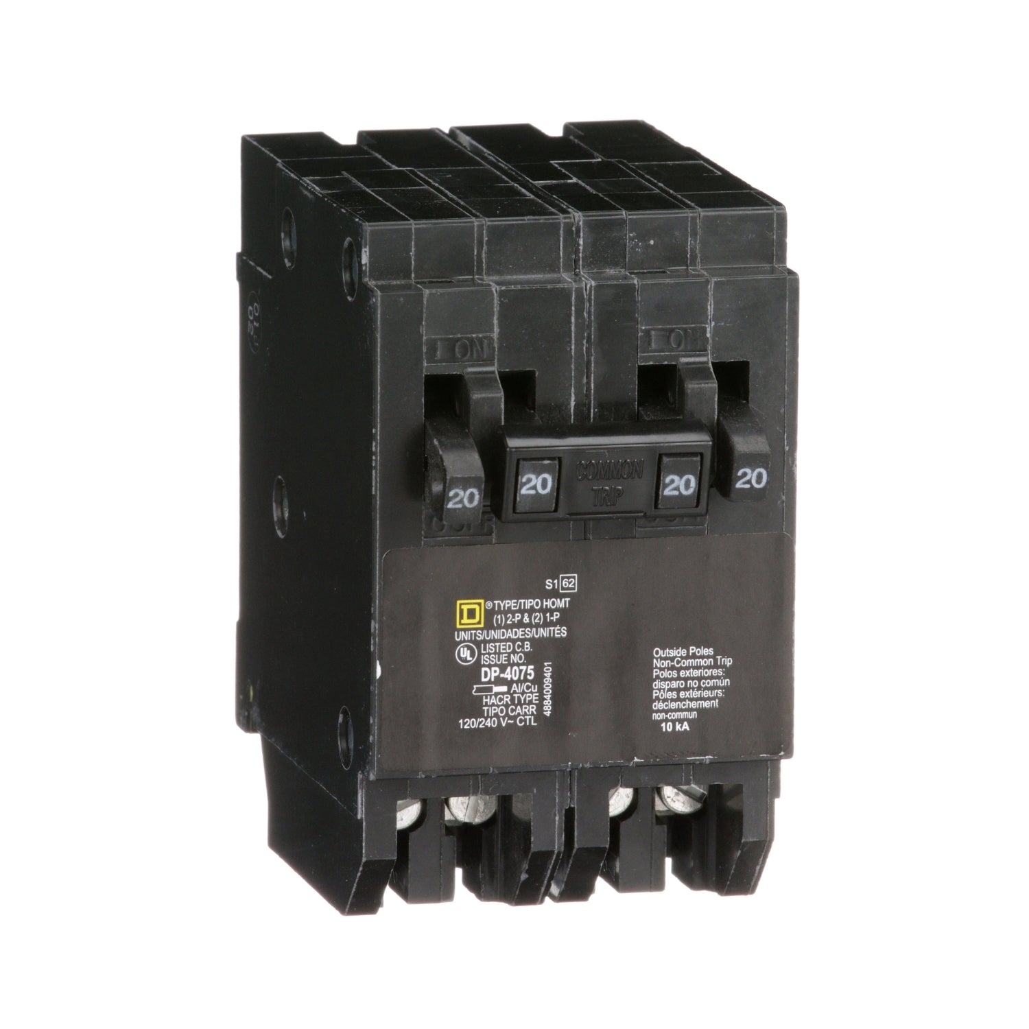 HOMT2020220 | Schneider Electric Tandem Circuit Breaker, Homeline