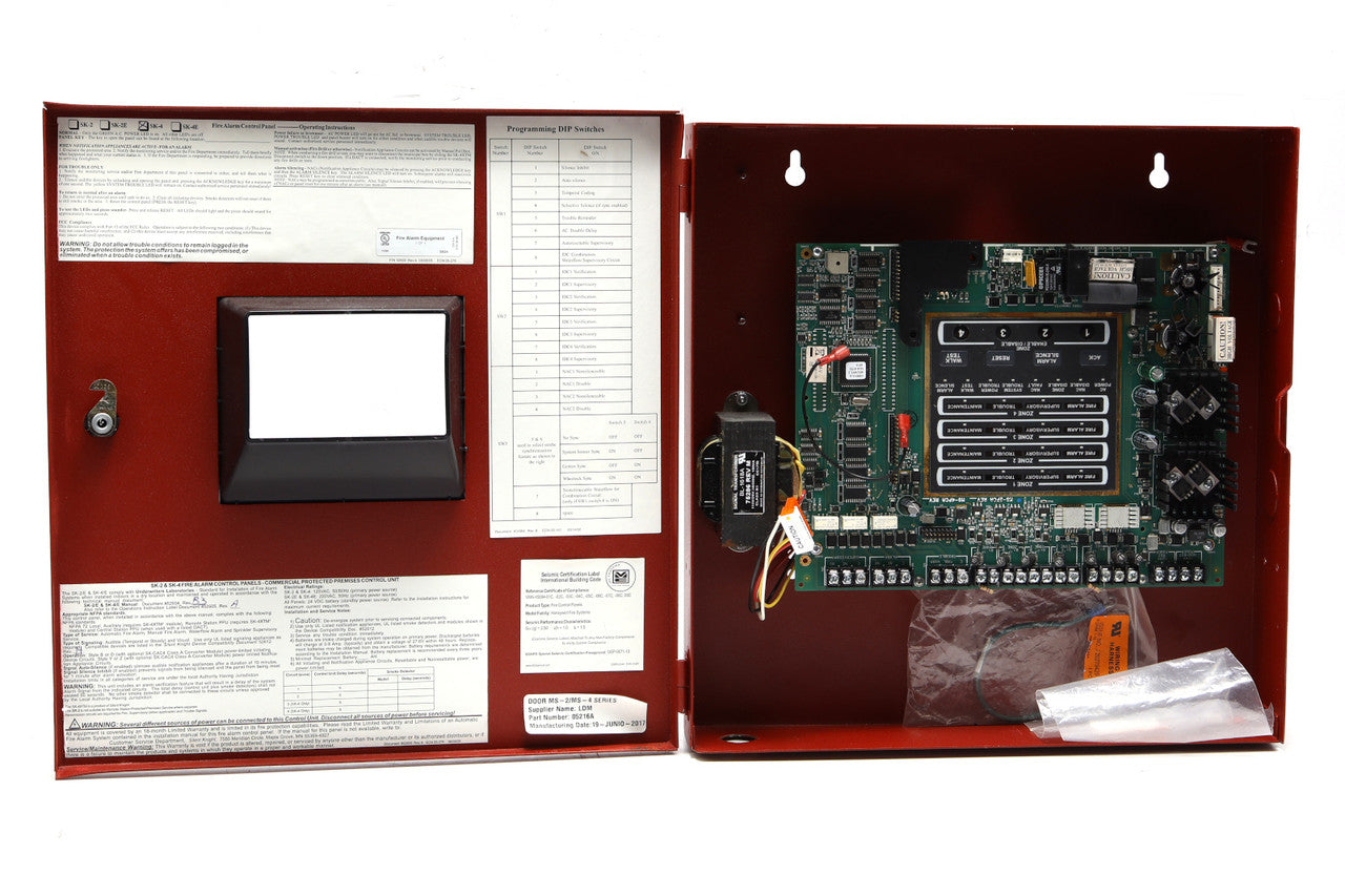 SK-4 | Silent Knight Four-Zone Conventional Fire Alarm Control Panel