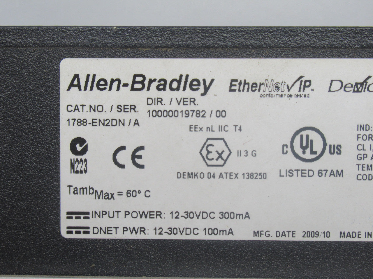 1788-EN2DN | Allen-Bradley Ethernet-to-DeviceNet Linking Device
