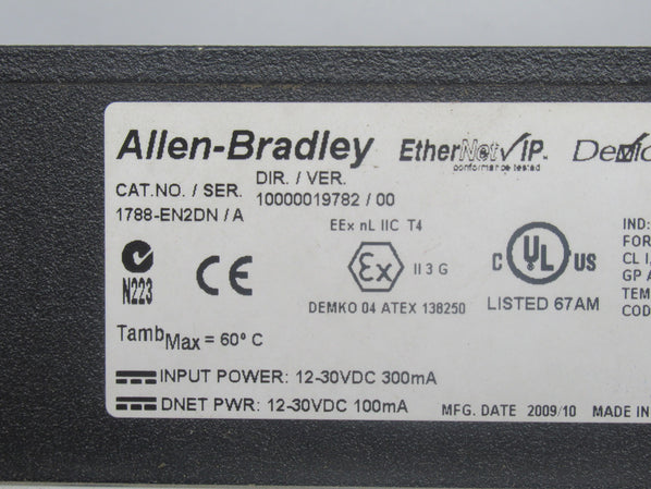 1788-EN2DN | Allen-Bradley Ethernet-to-DeviceNet Linking Device