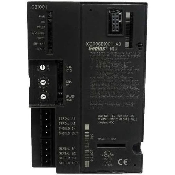 IC200GBI001 | GE Fanuc VersaMax Remote I/O Genius Network Interface Unit