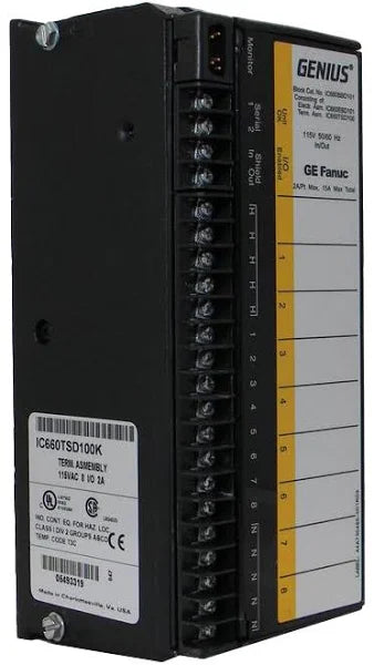 IC660BBD101 | GE FANUC Genius Low-Leakage I/O Block