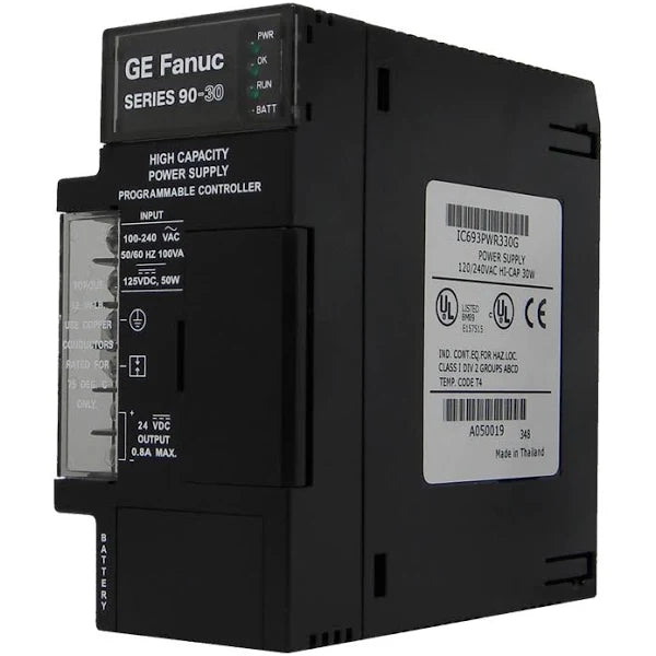 IC693PWR330 | GE FANUC High Capacity Power Supply 120/240 VAC, 125 VDC