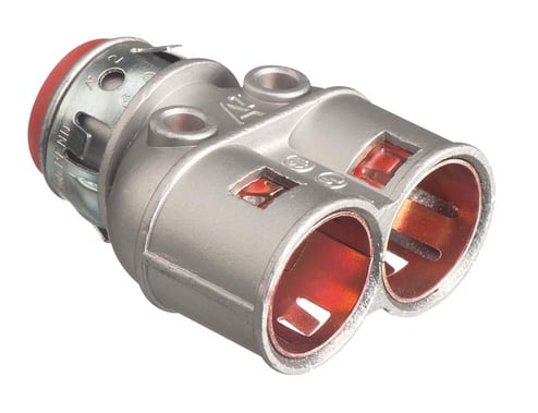 4040AST | Arlington Duplex Connector with Insulated Throat