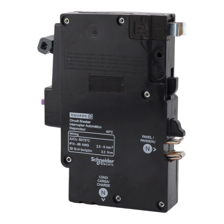 QO120PAFGF | Schneider Electric Square D QO Dual-Function AFCI/GFCI Circuit Breaker 20A 120V