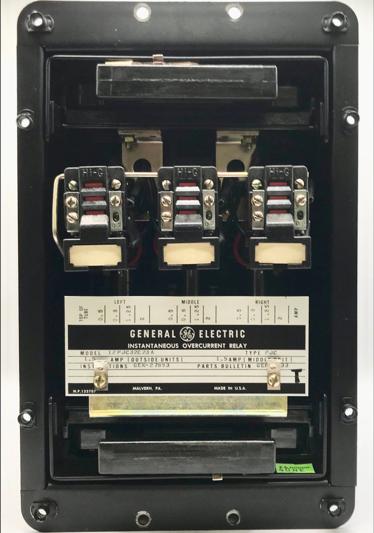 12PJC32C23A | General Electric Instantaneous Overcurrent Relay