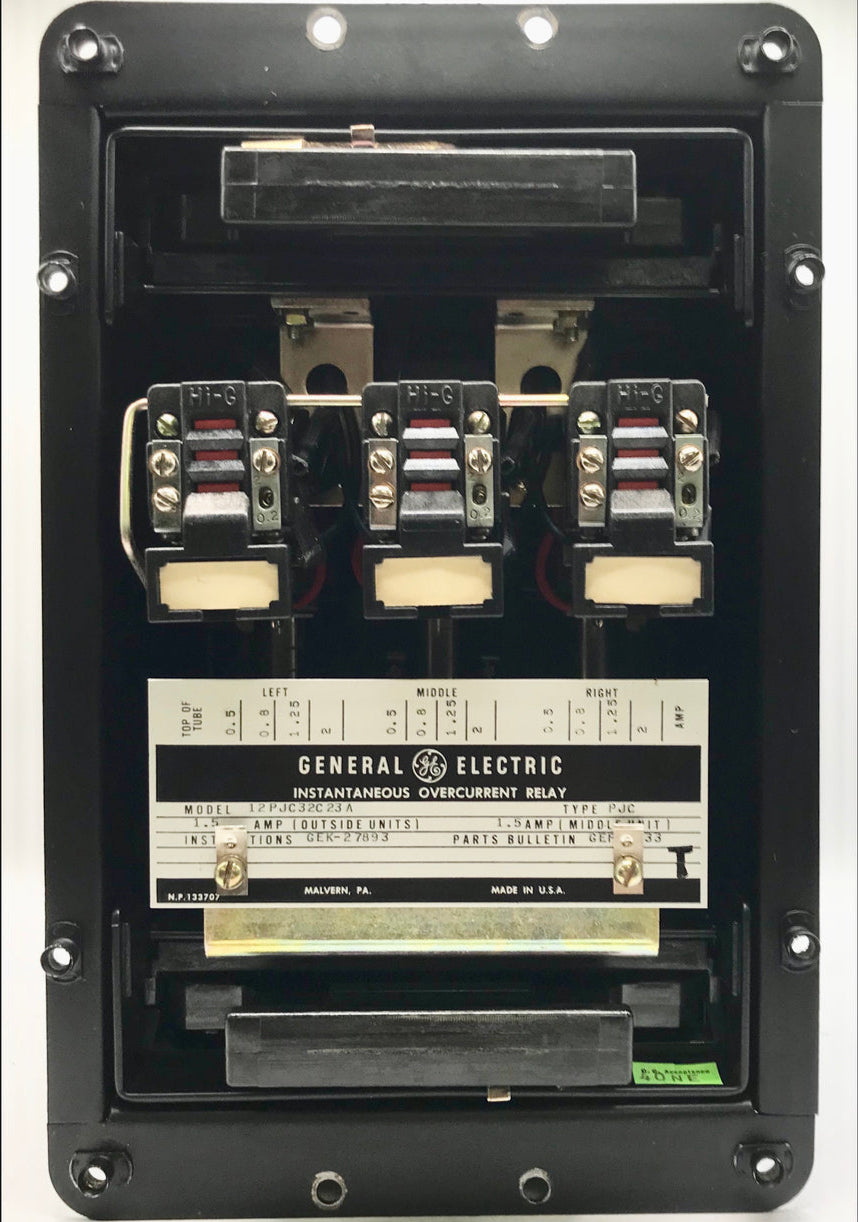 12PJC32C23A | General Electric Instantaneous Overcurrent Relay