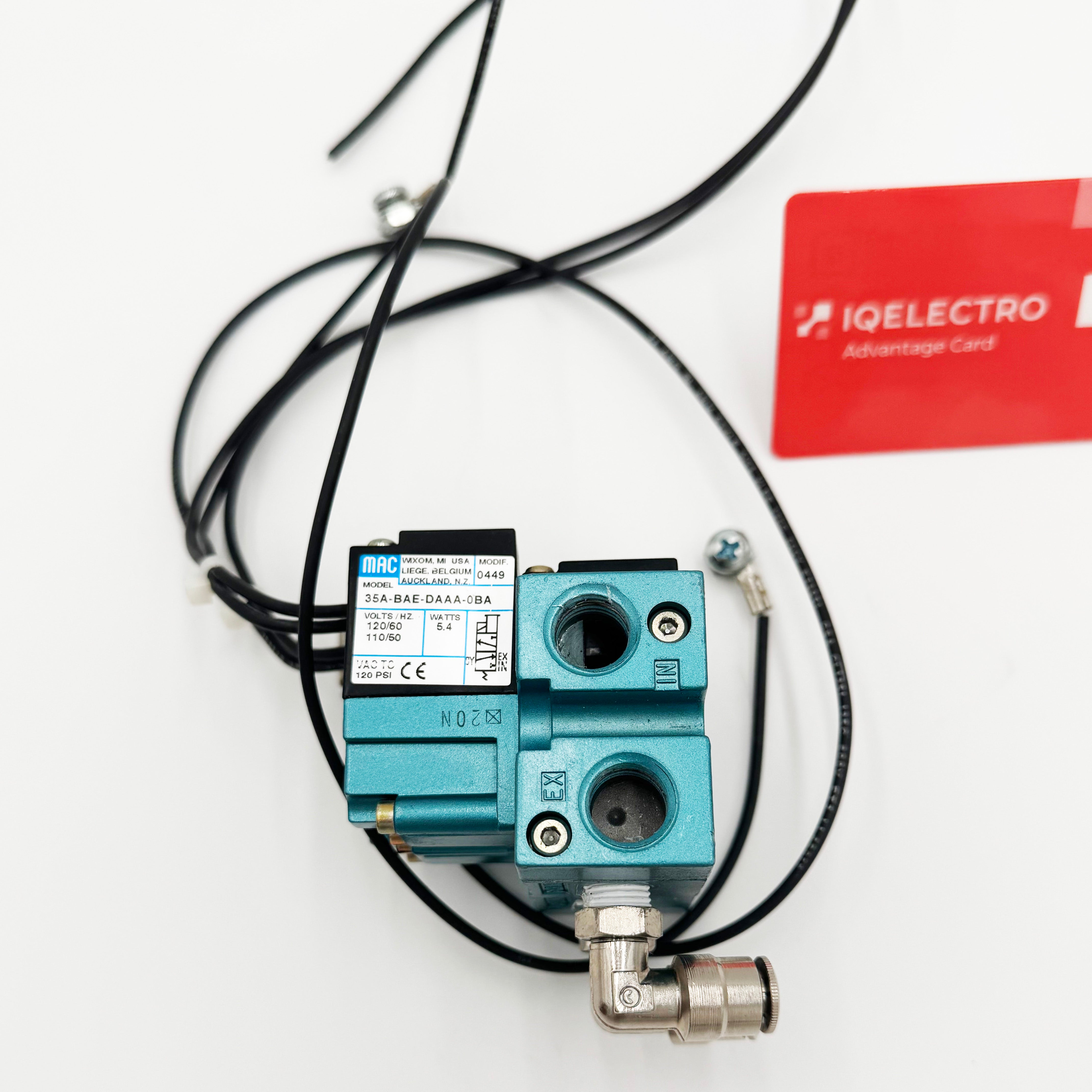 35A-BAE-DAAA-0BA | MAC Valves Solenoid Valve 120PSI 120VAC