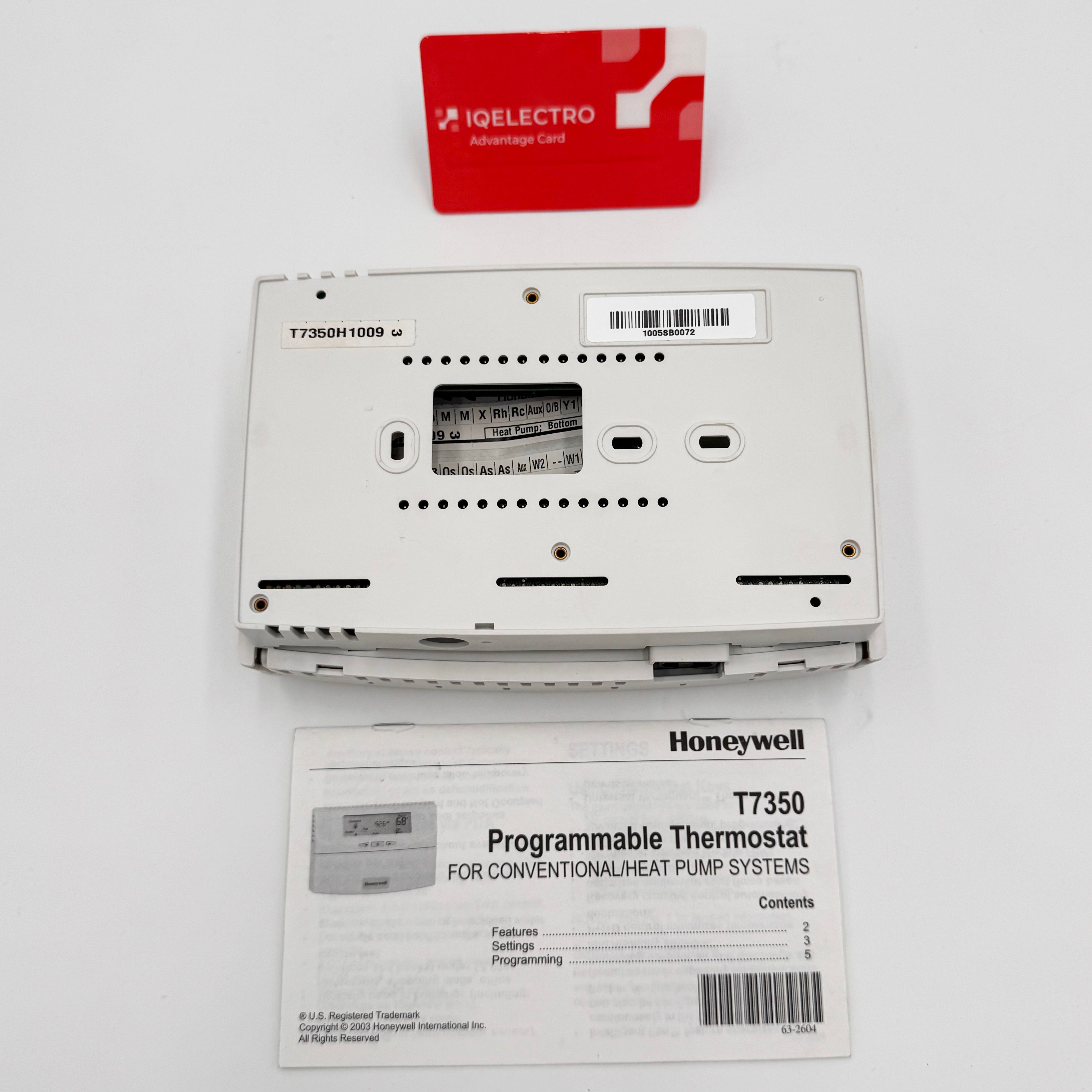 T7350H | Honeywell Communicating Programmable Commercial Thermostat
