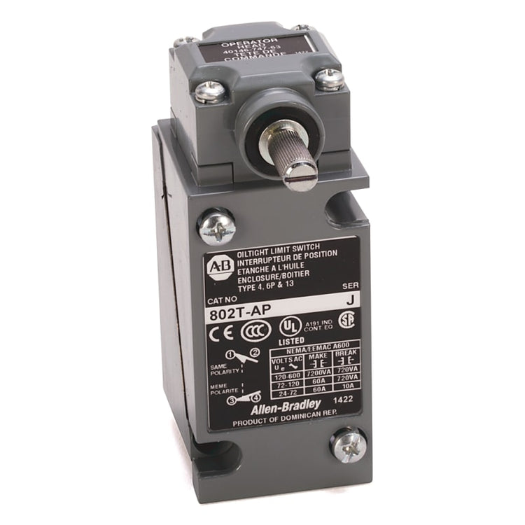 802T-APV1 | Allen-Bradley Plug In Oiltight Limit Switch