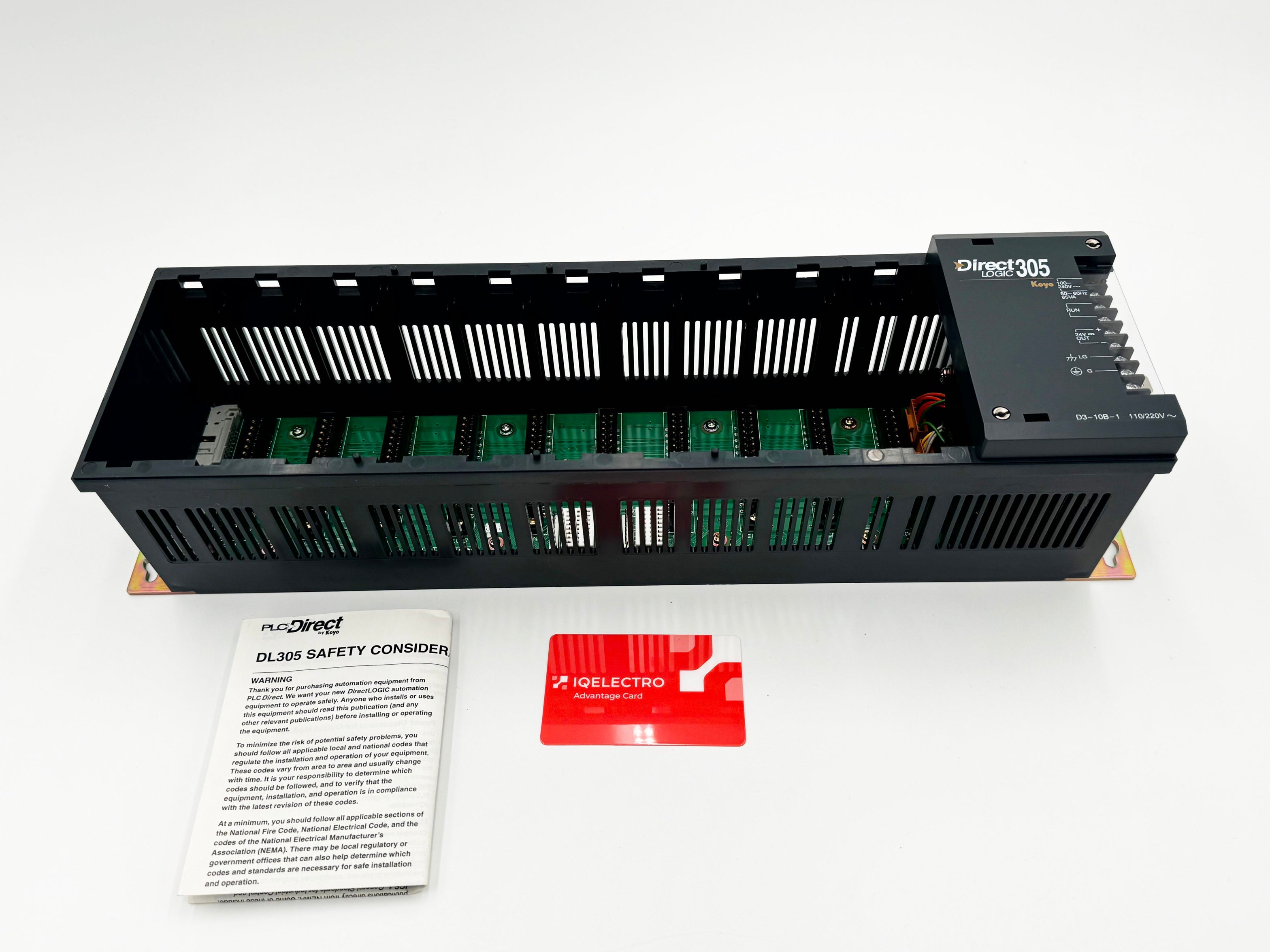D3-10B-1 | Automation DirectLOGIC I/O Base: 10-slot, Panel Mount