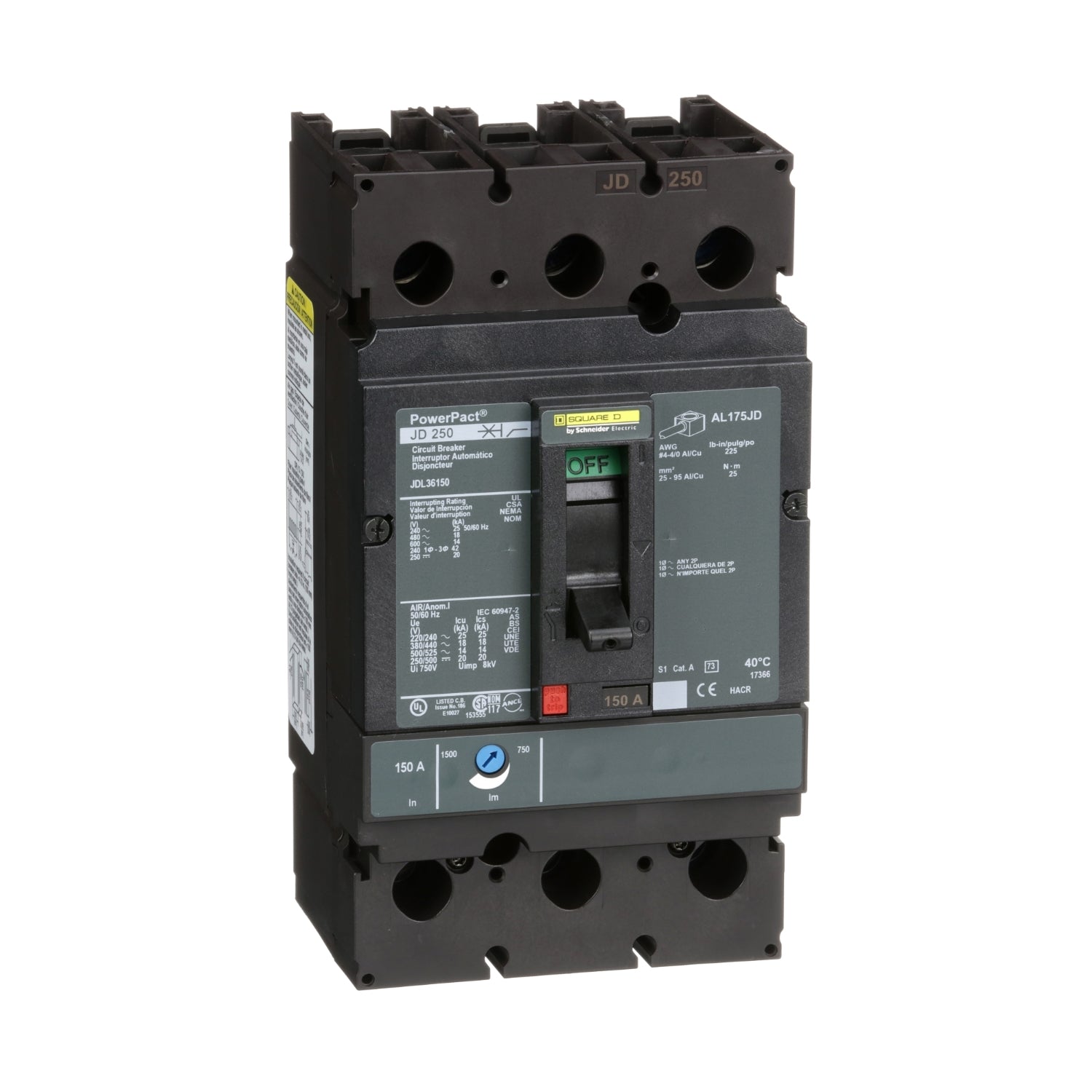 JDL36150 | Schneider Electric Circuit Breaker