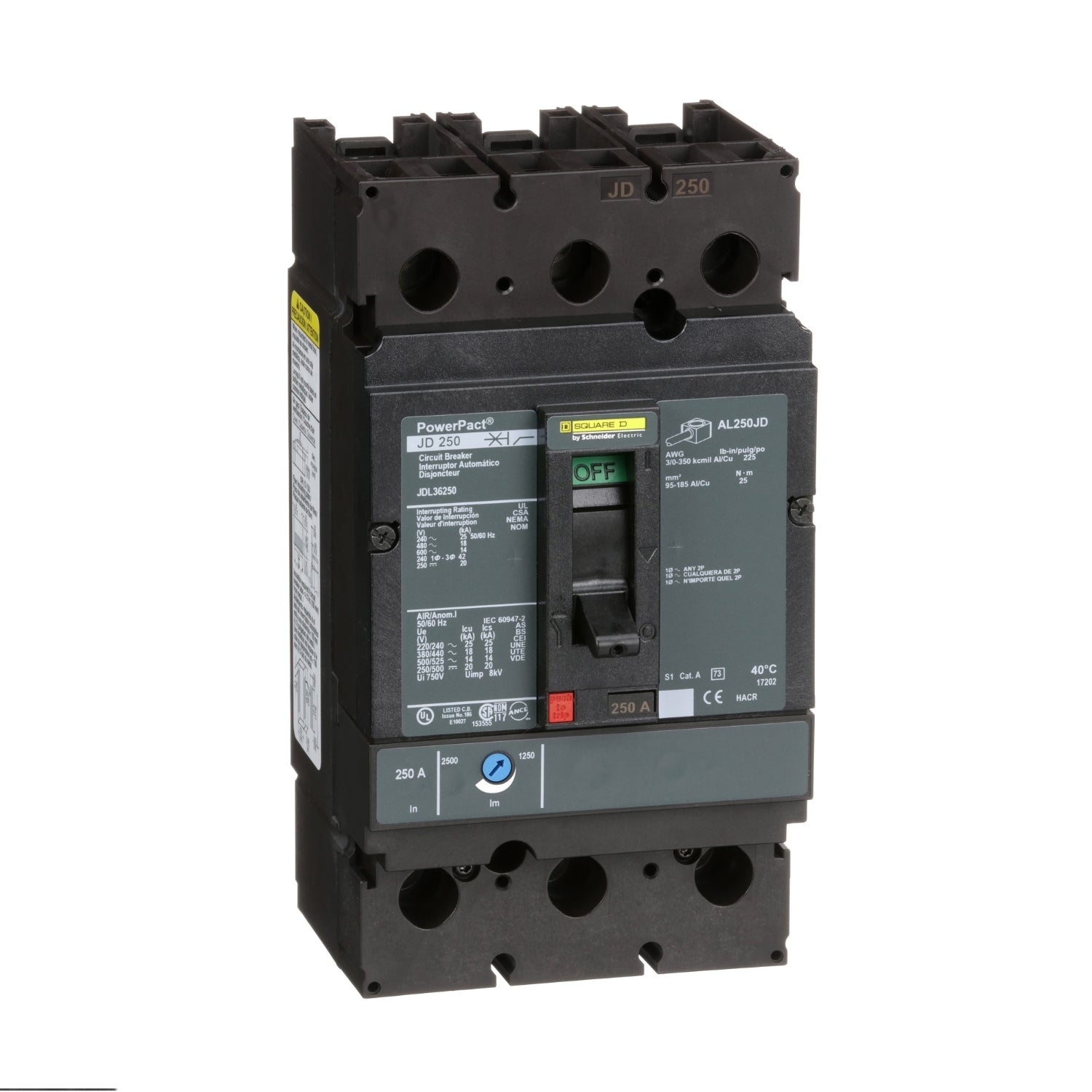 JDL36250 | Schneider Electric Circuit Breaker