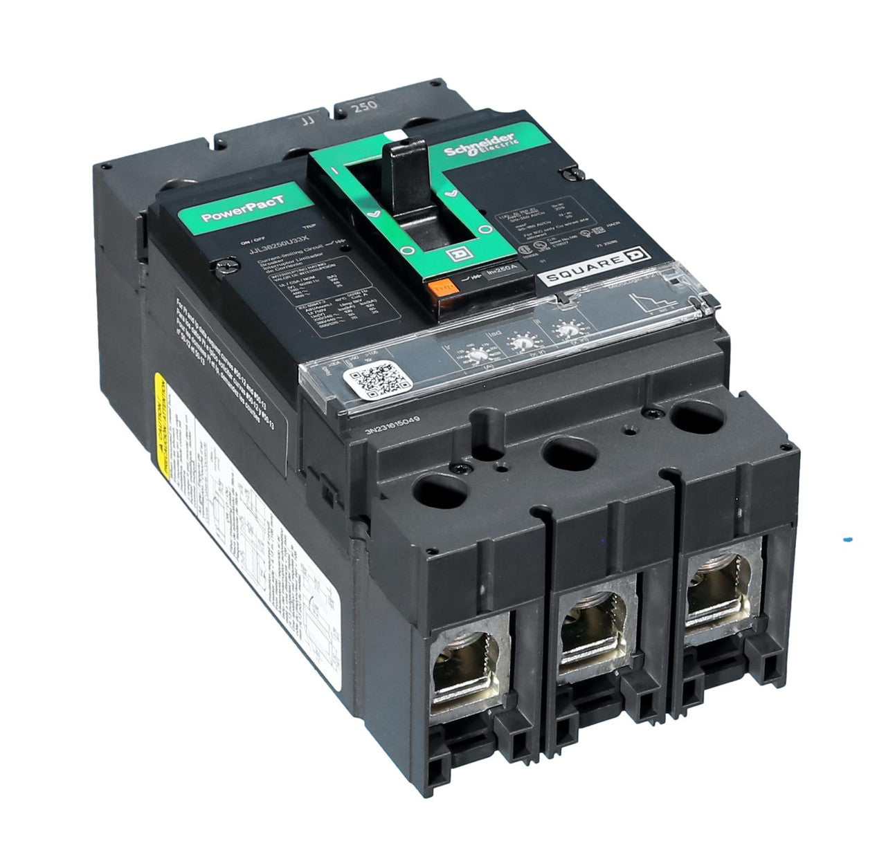 JJL36250U33X | Schneider Electric Square D J-Frame 250A 3-Pole Molded Case Circuit Breaker