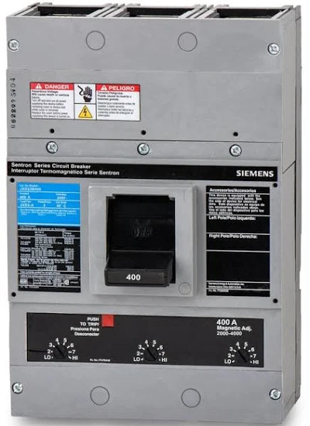 JXD23B400 | Siemens 3 Pole Circuit Breaker