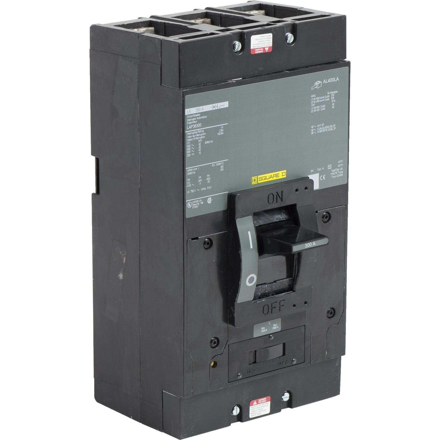 LAP36300 | Schneider Electric 3 Pole 300 Amp 600v Circuit Breaker