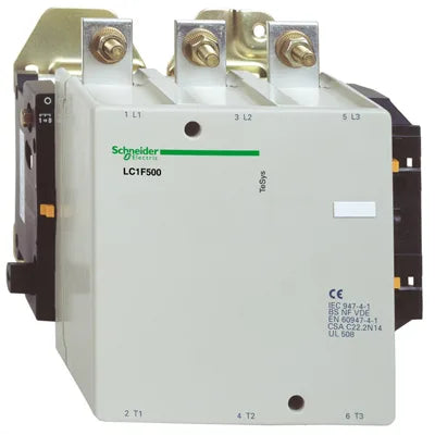 LC1F500 | Schneider Electric Contactor 600VAC, 500A IEC +Options TeSys F Series