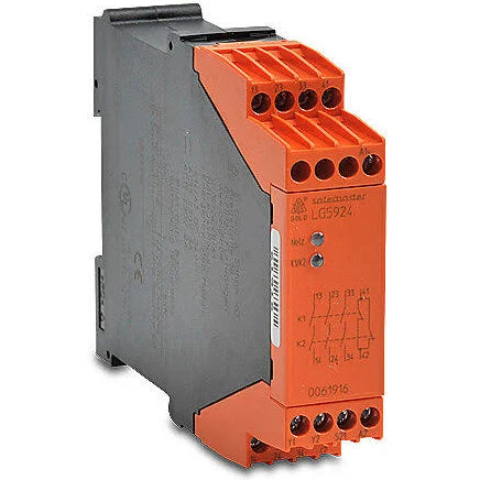 LG5924-48-61-24 | Safemaster Dold safety relay, emergency stop, 1-channel, 24 VDC, (3) N.O. safety output(s), (1) N.C. monitoring output(s), fixed screw terminals