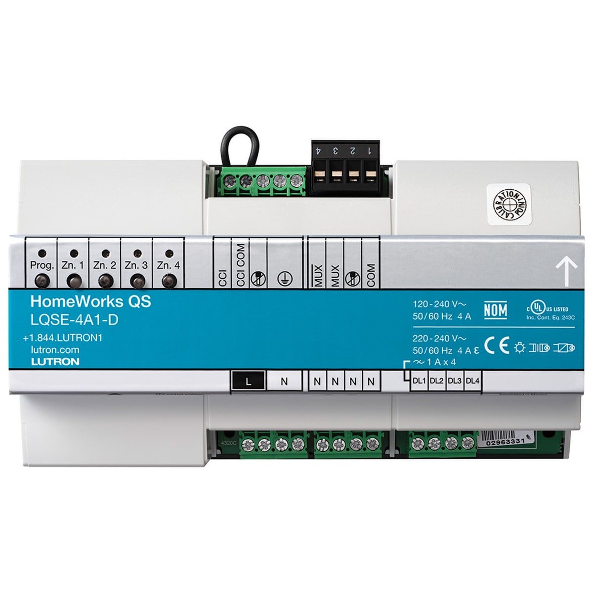 LQSE-4A1-D | Lutron Adaptive Power Module for 4-Zone Dimming with QS Link Compatibility