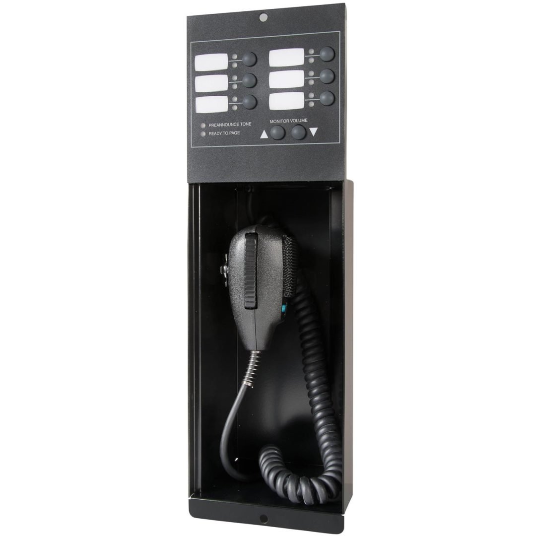 LVM | Siemens FireFinder XLSV Live Voice Module with Microphone and LED Indicators