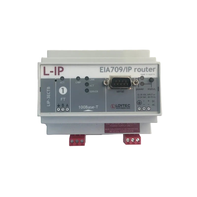 LOYTEC LIP-3ECTB L-IP CEA-709 IP-852 TP/FT-10 Ethernet Networking Router