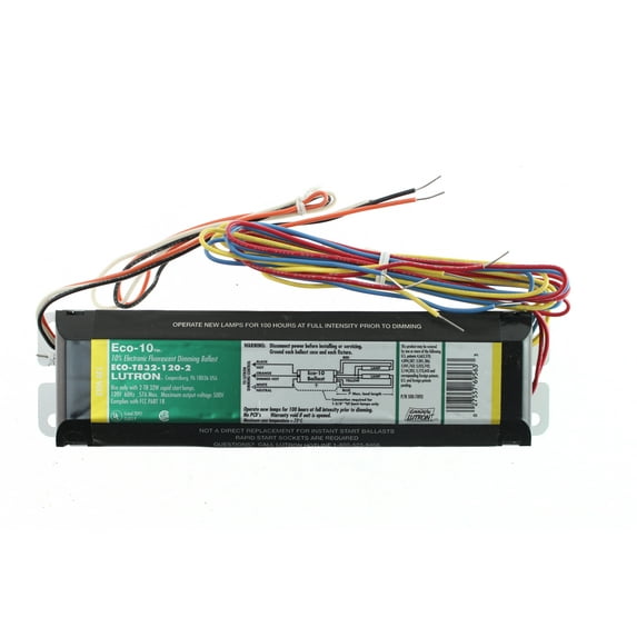 ECO-T832-120-2 | Lutron Eco-10 Dimming Ballast for (2) T8 32W Lamps, 120V