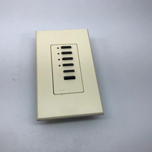 NTGRX-4S-BI | Lutron 4-Scene Wallstation with Raise/Lower and Off