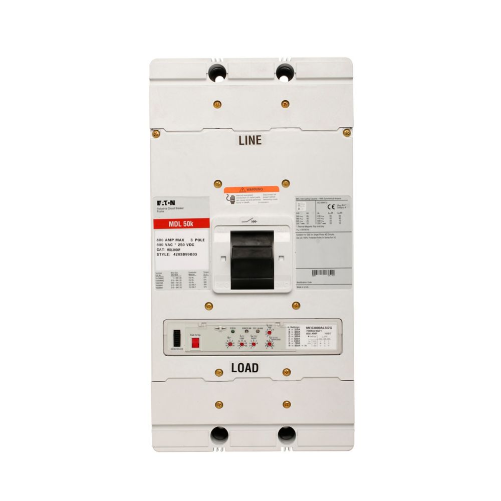 MDL3800F | Eaton Series C Molded Case Circuit Breaker Frame