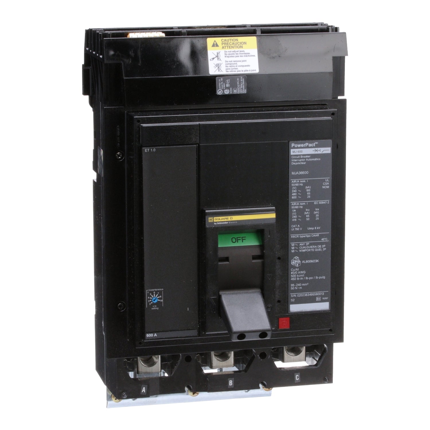 MJA36600 | Schneider Electric Circuit Breaker