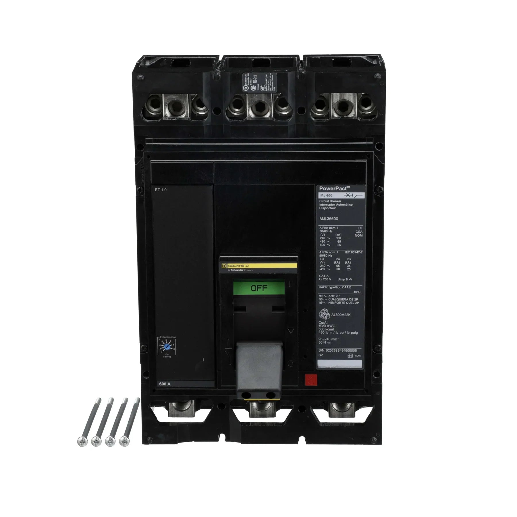 MJL36600 | Schneider Electric Circuit Breaker