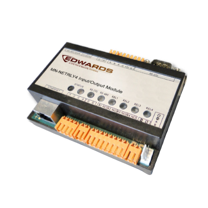 Edwards MN-NETRLY4 Ethernet Network Relay 4 Input 4 Relay Multi-I/O Module