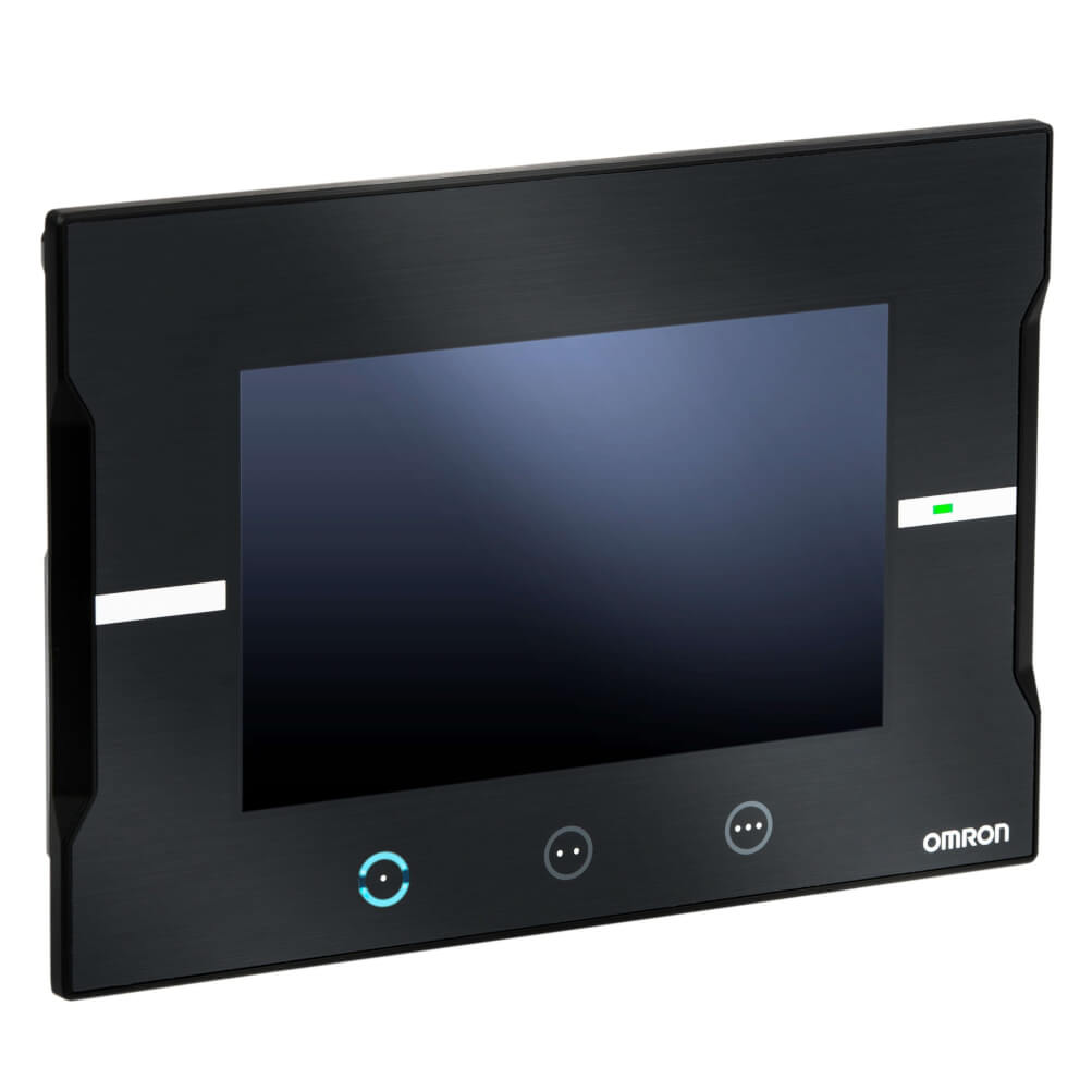 NA5-7W001B-V1 | Omron Programmable HMI, 7 in TFT LCD Touch, 6 Port, 24 VDC, IP65, Sysmac NA Series