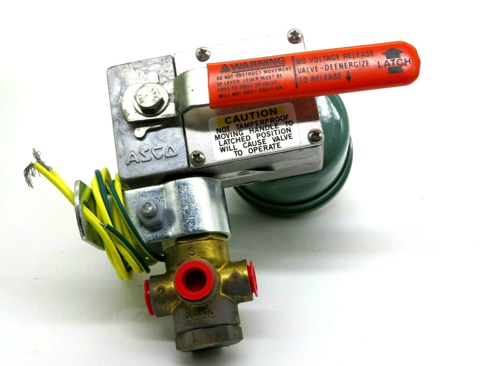ASCO EF8308B040 Series 8308 Manual Reset Solenoid Valve for Industrial Process and Hazardous Area Applications