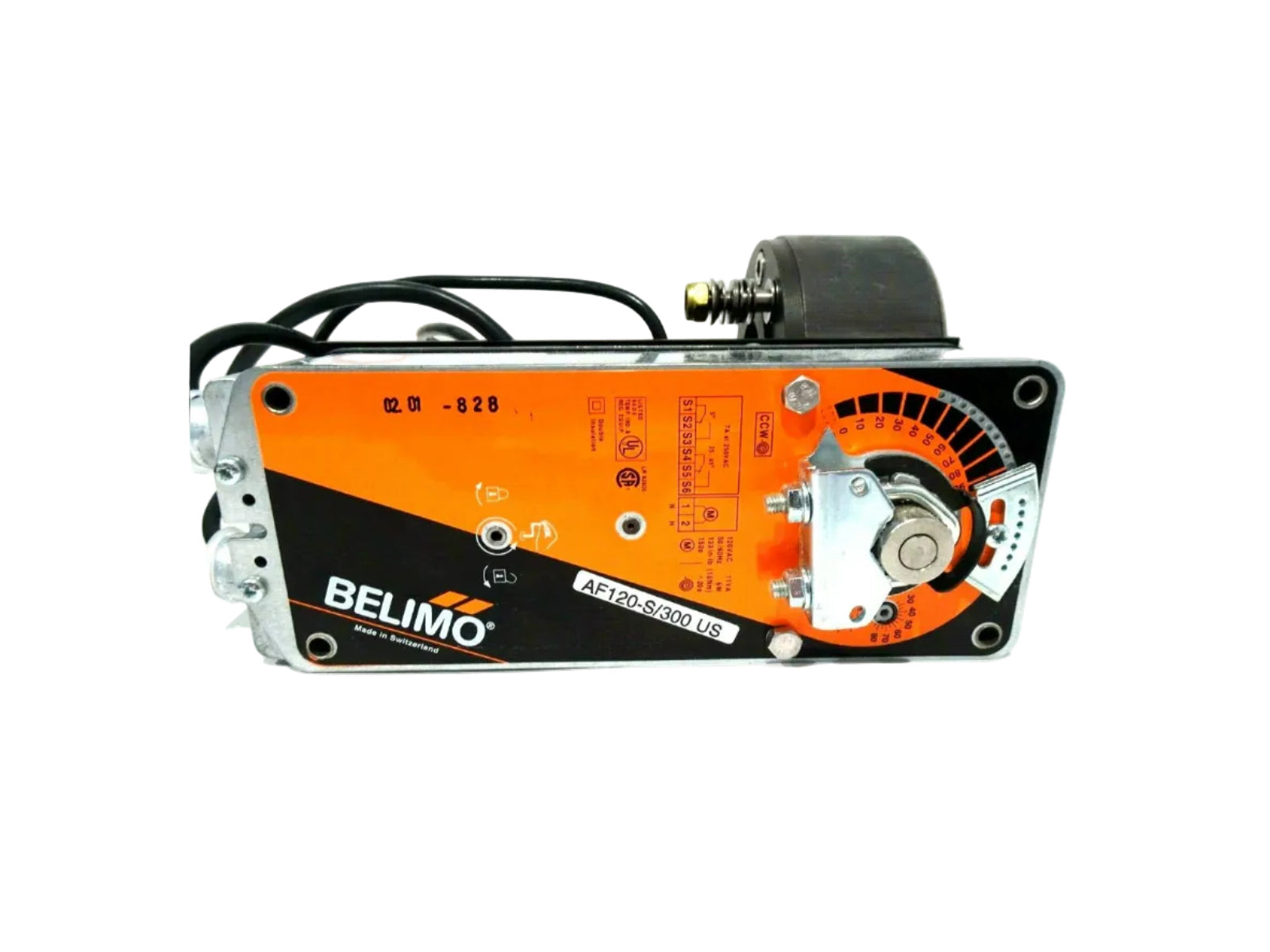 Belimo AF120-S Fail-Safe Spring Return Damper Actuator 133 in-lb 120 VAC w/ Aux Switches