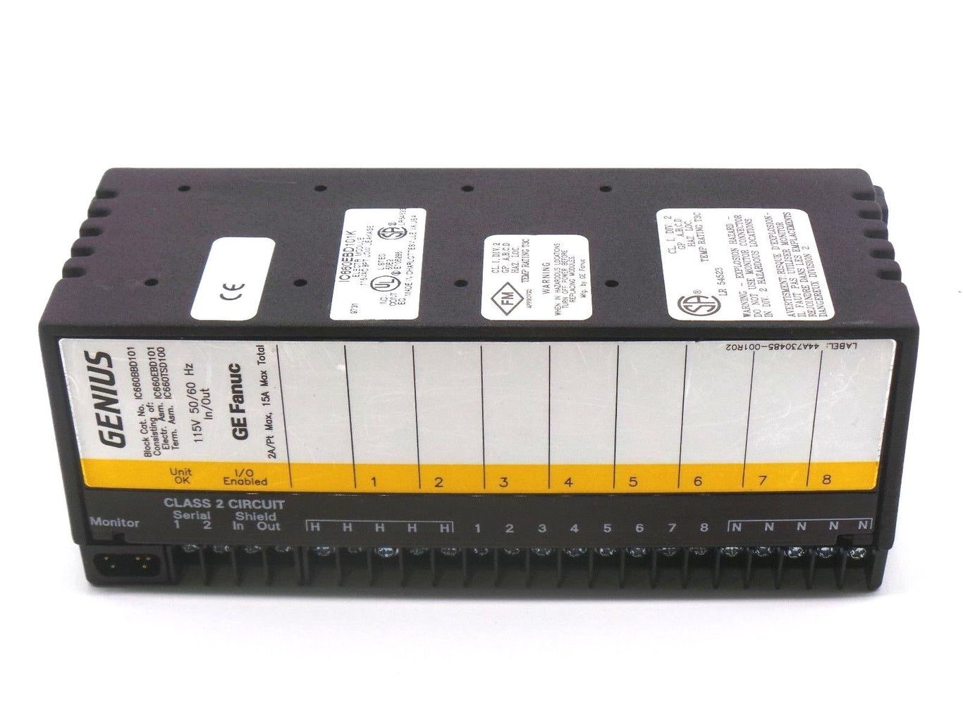 IC660EBD101K | GE Fanuc Genius I/O PLC Input/Output Module 8-Point