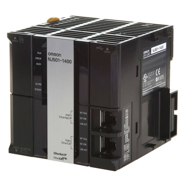NJ501-1400 | Omron Sysmac NJ5 Machine Automation Controller 32-Axis EtherCAT Master EtherNet/IP PLC CPU Unit