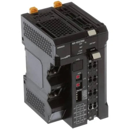 NX-ECC202 | Omron Coupler Unit, EtherCAT, NX Series Modular I/O System, 250 to 4000 µs, 1.45 W, 10 A
