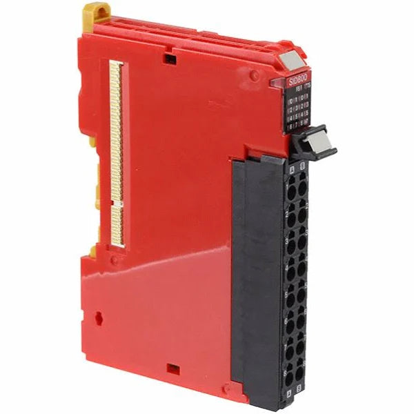 NX-SID800 | OMRON 8 Digital Safety Inputs, PNP 24 VDC, screwless push-in connector, 12 mm wide