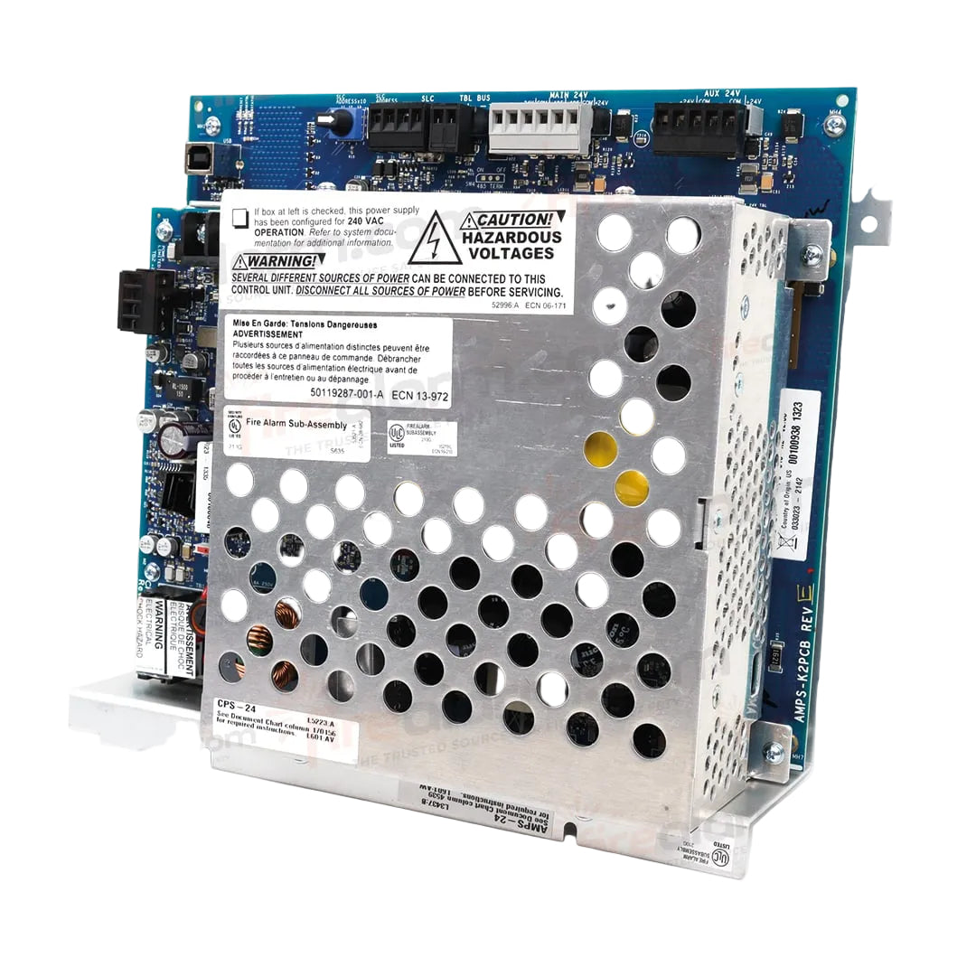 AMPS-24 | Notifier Addressable Power Supply and Battery Charger, 120 VAC, 24 VDC Outputs