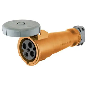 Hubbell 460C12W Pin and Sleeve Connector 60A 125/250V 3P4W