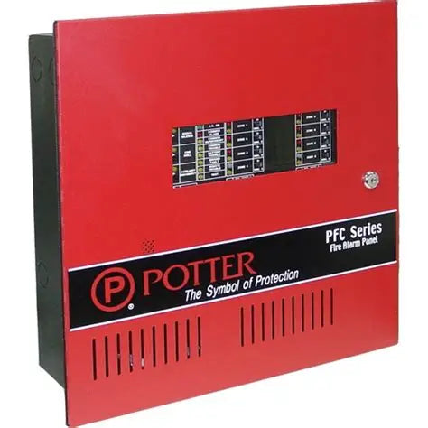 Potter PFC-5008 8-Zone Conventional Fire Alarm Control Panel